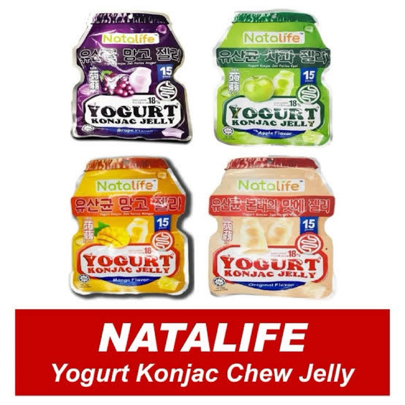 

Natalife Yogurt Konjac Jelly ( isi 20gr x 15 pcs ) PROMO HALAL