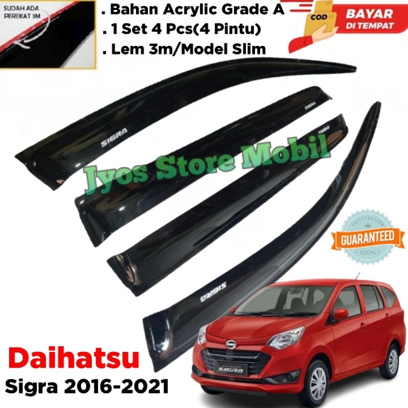 Talang Air Daihatsu Sigra Tahun 2016 s/d 2021 Slim 3m