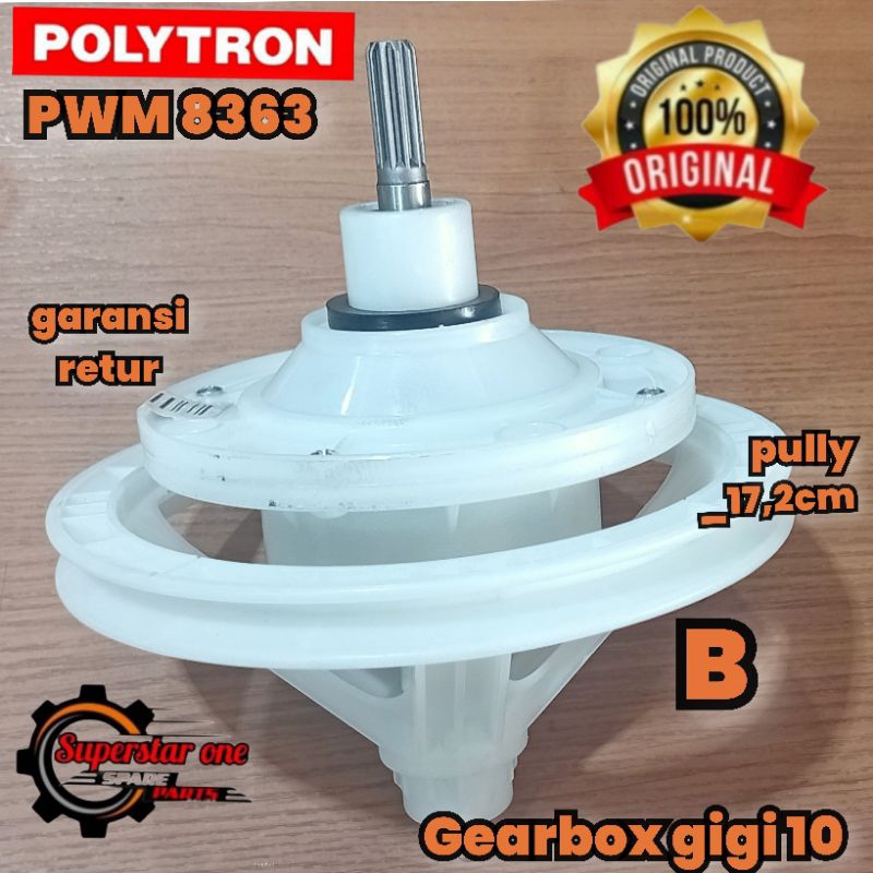 Gear Box polytron mesin cuci PWM 8363 mesin cuci PWM 8363 gearbox