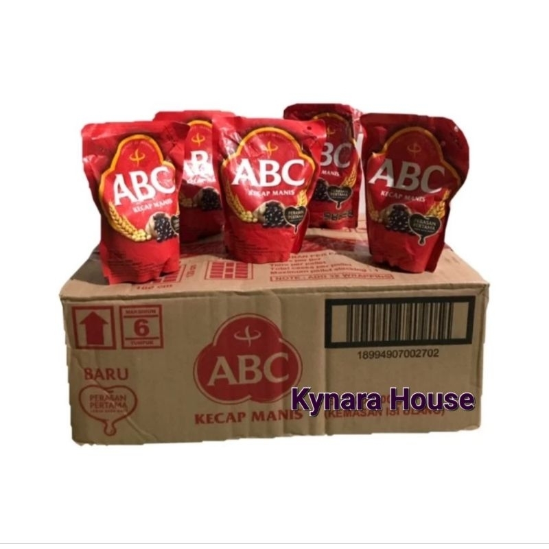 

Kecap Manis ABC Pouch 48x62gr (Karton)