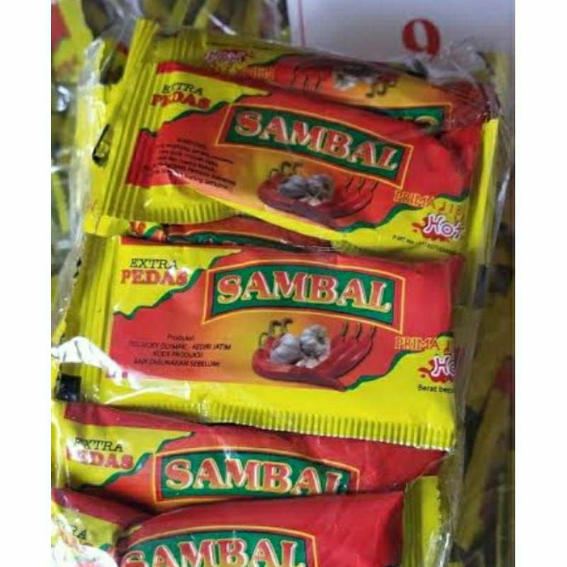 

Saos Sambal Sachet Prima Saos Tomat Extra Pedas