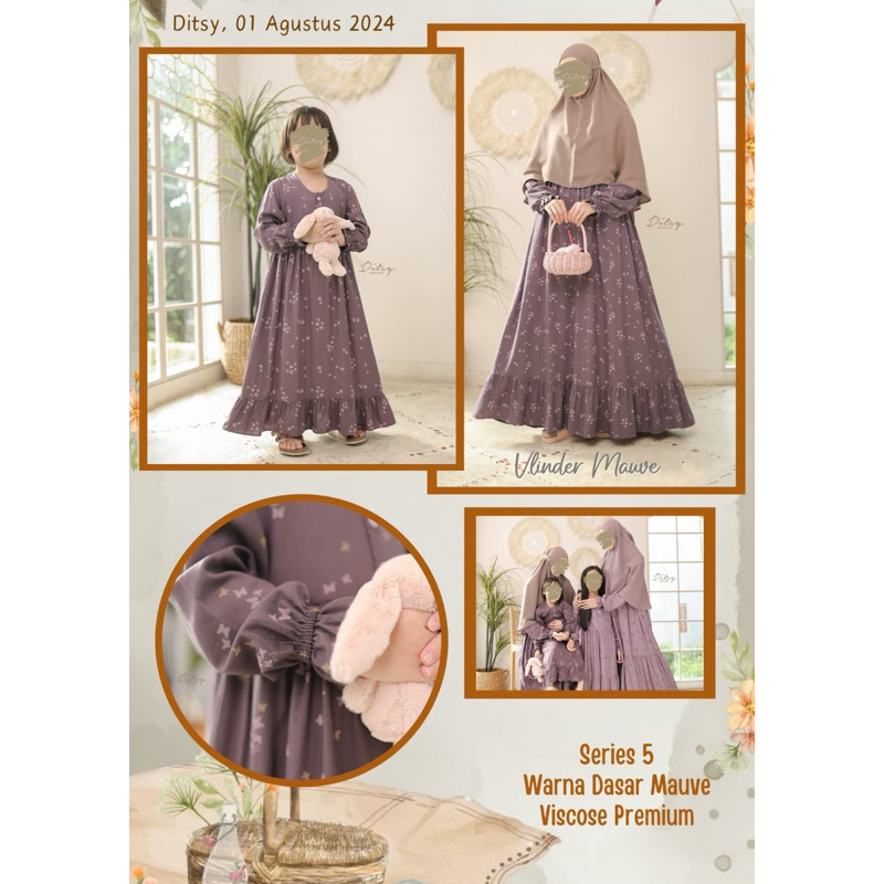 ❤ DITSY ❤ Agustus 2024 Gamis Muslim Nightgown