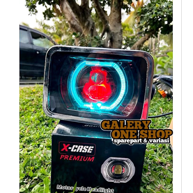 REFLEKTOR LAMPU BILED KOTAK 5T5 RX KING OLD RX SPECIAL 4,5 INC