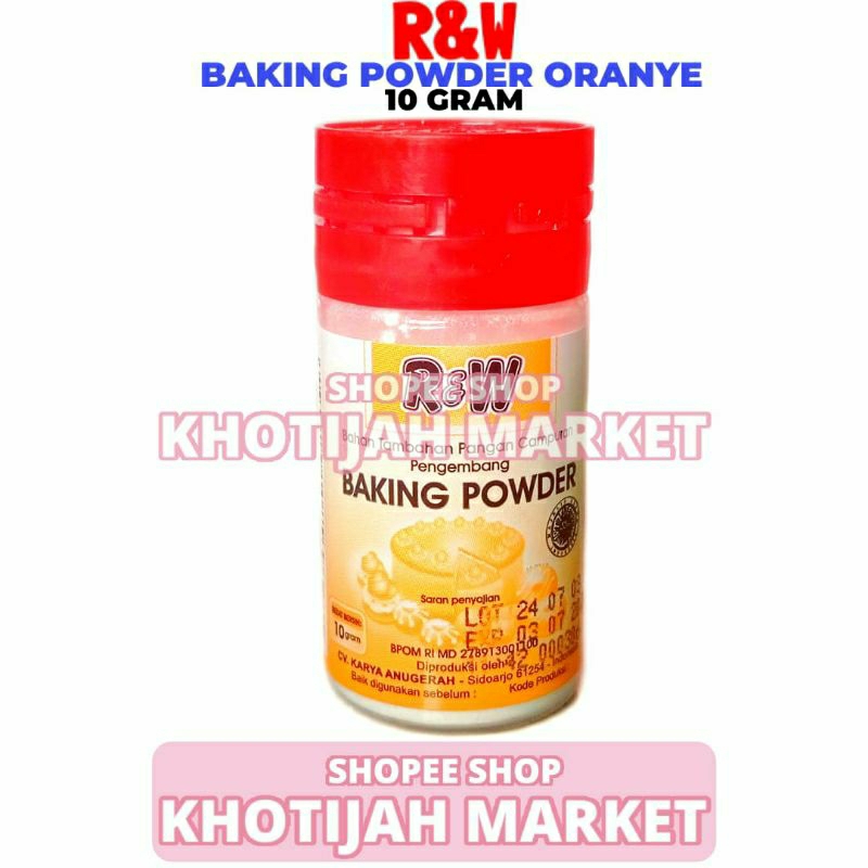 

Baking Powder Oranye Rajawali 10 Gram