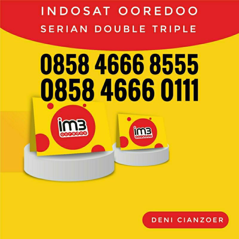kartu perdana indosat nomor cantik