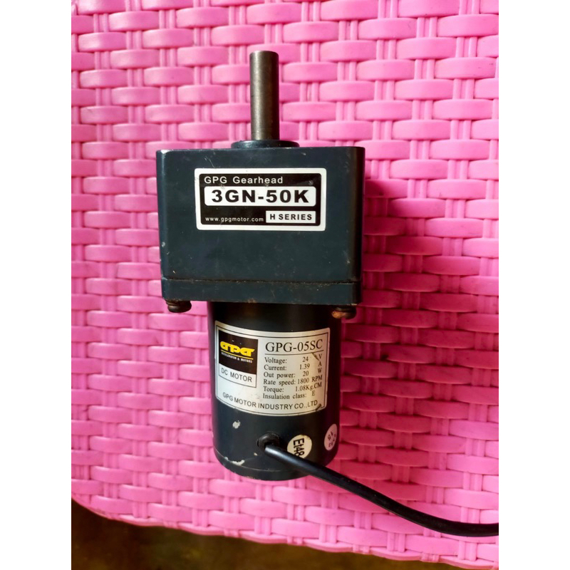 Dinamo Gearbox DC 24V