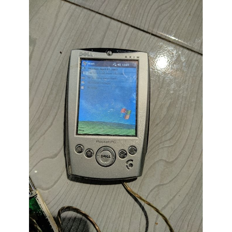 PDA Dell Axim X5 Nyala Unit Langka ( Baca Deskrpsi Prodak )