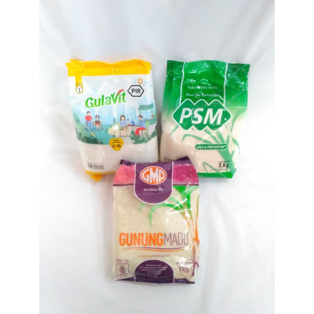 

MURAH Gula Pasir Kristal Putih 1 Kg - GMP Gunung Madu - PSM - Gula VIT - SJY SHOP Hemat