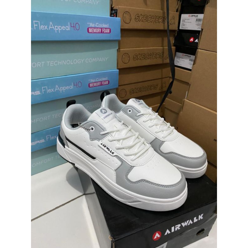 [SALLE] sneakers pria Sepatu Airwalk original/Airwalk Agra men's sneakers shoes -White