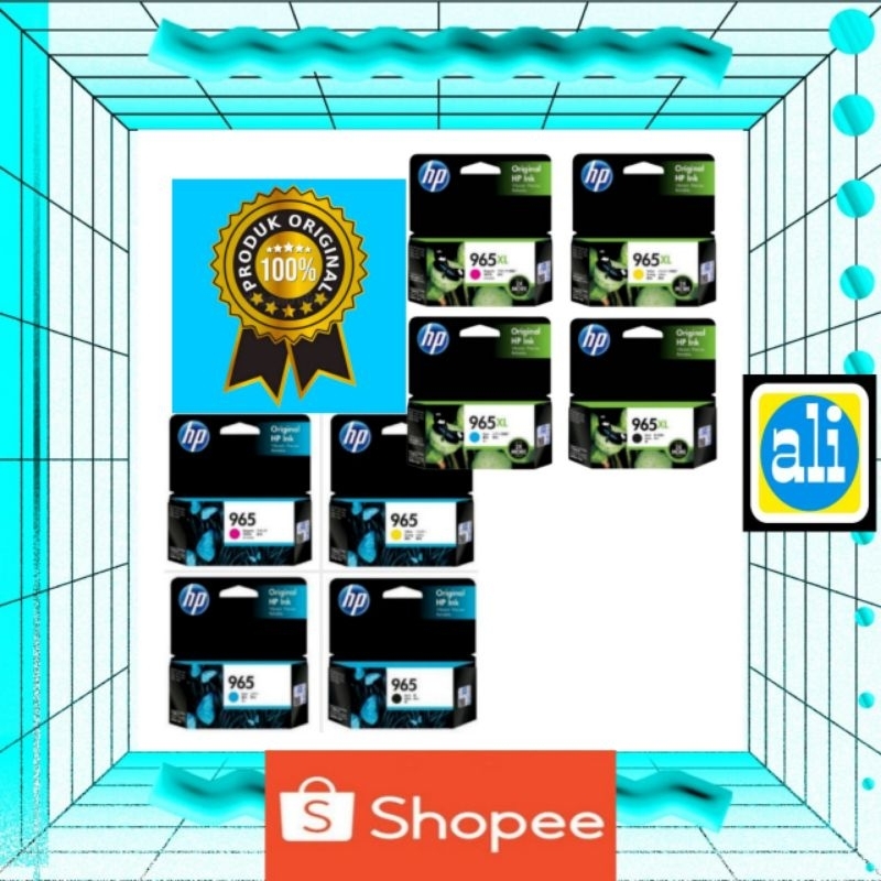 TINTA HP CARTRIDGE 965 / 965XL BLACK & COLOR ORIGINAL