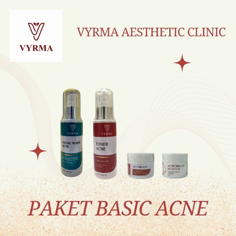 Paket basic skincare jerawat / acne Vyrma