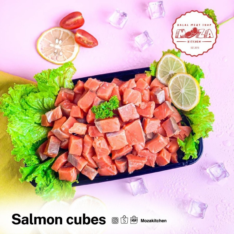 

salmon cube