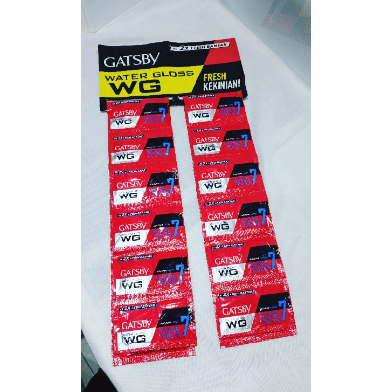 Minyak Rambut Gatsby WG Renteng (24 Sachet)