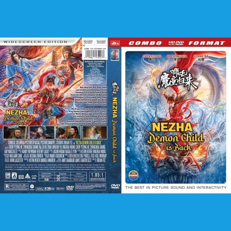 DVD Nezha Demon Child is Back 2024