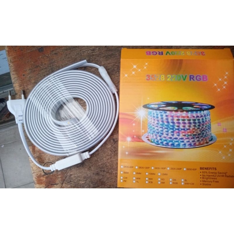 lampu warna warni 17 Agustus natal ,dll 7 mt,lampu 17 agustus