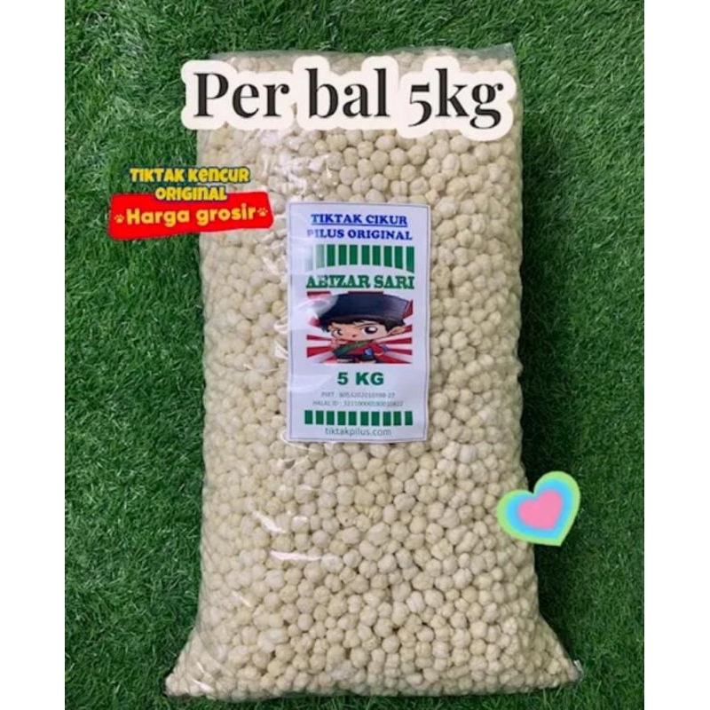 

TERMURAH !!! Camilan Pilus Tiktak 5KG Tiktak Cikur makanan ringan snack keripik kerupuk Perball