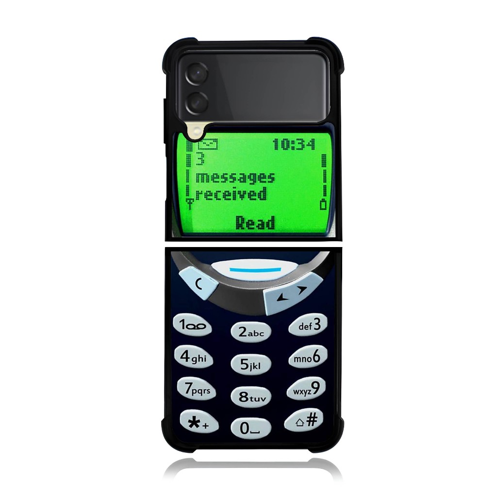 Phone Case Samsung Z Flip Fold 7 6 5 4 3 Phone CustomNOKIA 3310 casing