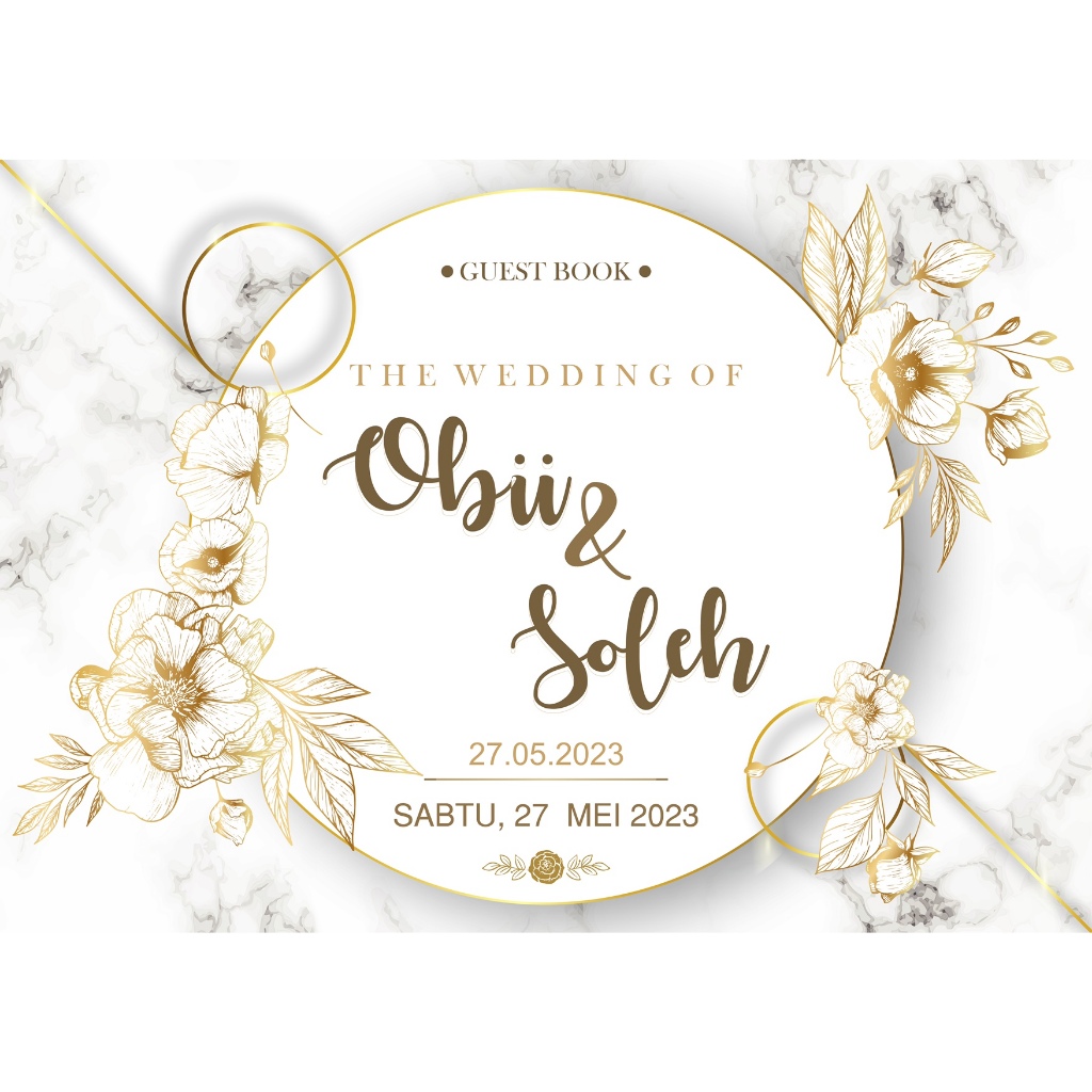 

buku tamu pernikahan / buku tamu spiral / buku tamu pernikahan custom/ buku tamu pernikahan murah 29