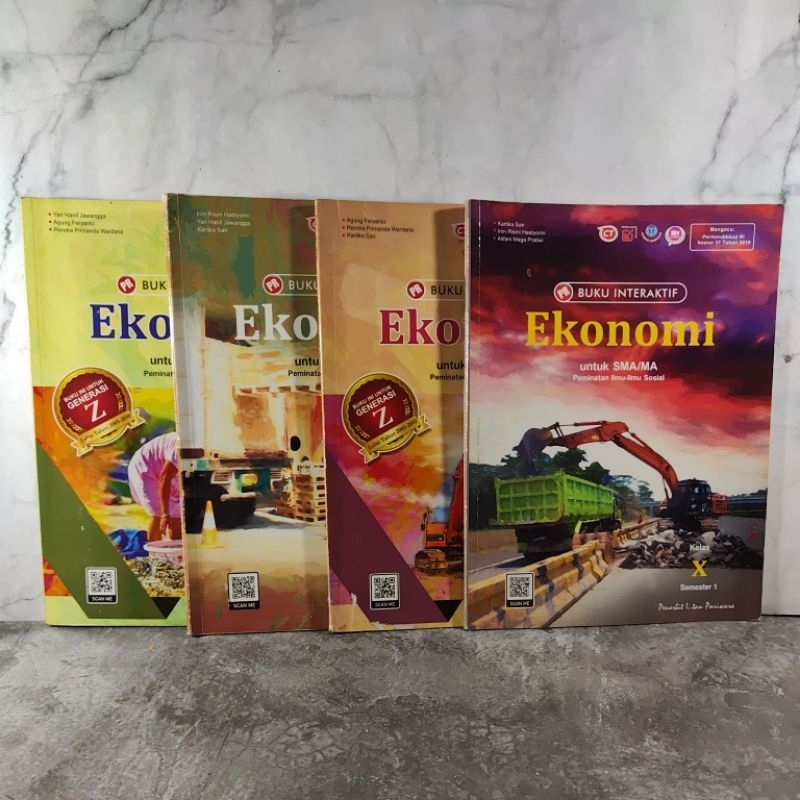 Buku Ekonomi kelas 10, 11, 12, X, XI, XII, SMA, Semester 1 dan 2, Penerbit Intan Pariwara, Kartika S