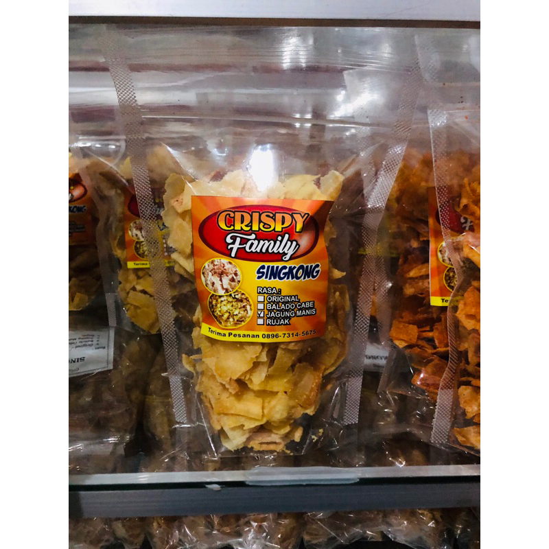 

kripik singkong keju manis