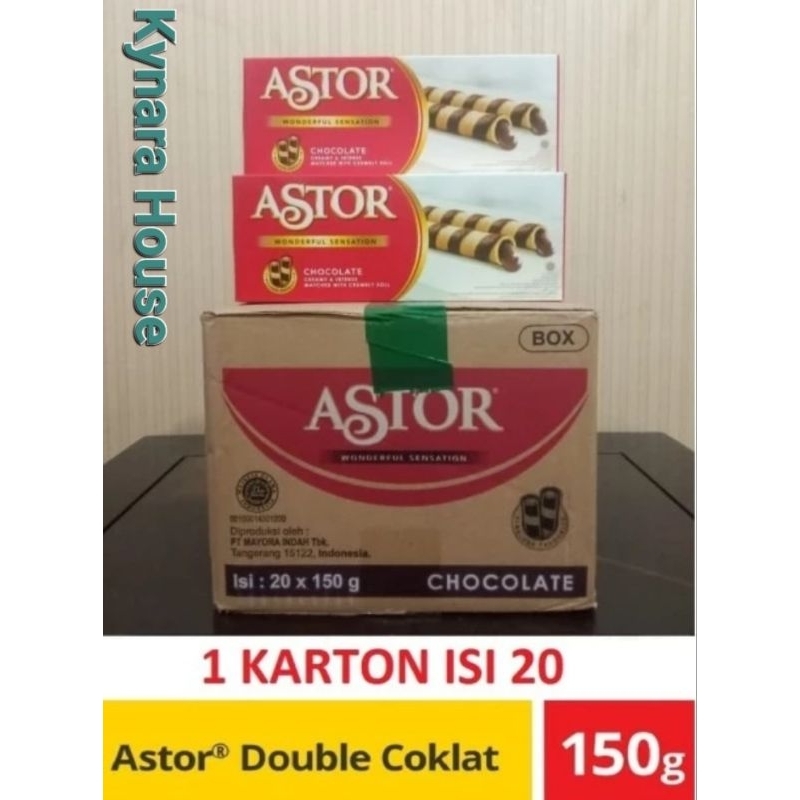 

Astor Wafer Stick Chocolate Box 20x150gr (Karton)