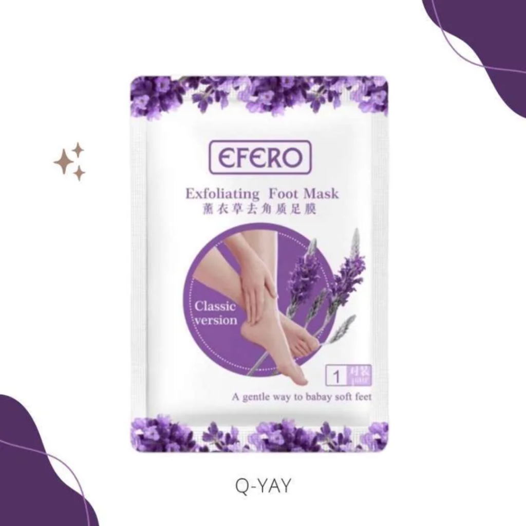 Masker Kaki Pengelupas Kulit Mati Obat Penghalus Tumit Kaki Pecah Dan Kering Krim Efero Foot Mask