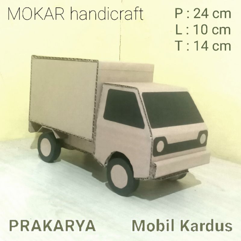 Prakarya Miniatur Mobil Kardus - MOBIL BOX