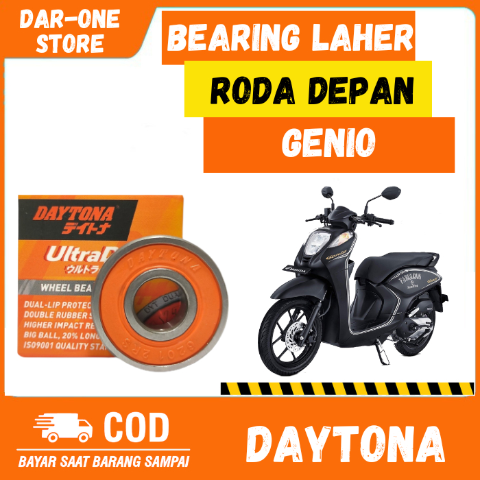 BEARING LAHER DAYTONA RODA DEPAN HONDA GENIO ORIGINAL 6201