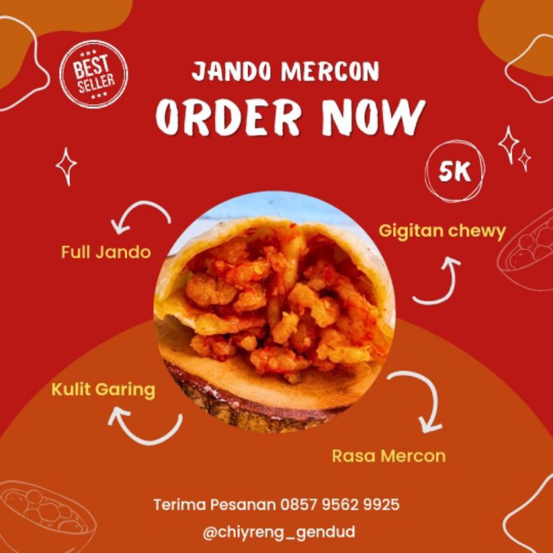 

CIRENG ISI JUMBO CIRENG GENDUD, VACUM MIX PEDAS 5 PCS