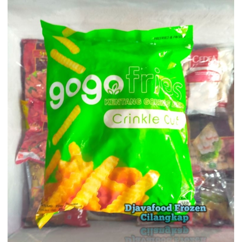 

kentang crinkle cut 1kg