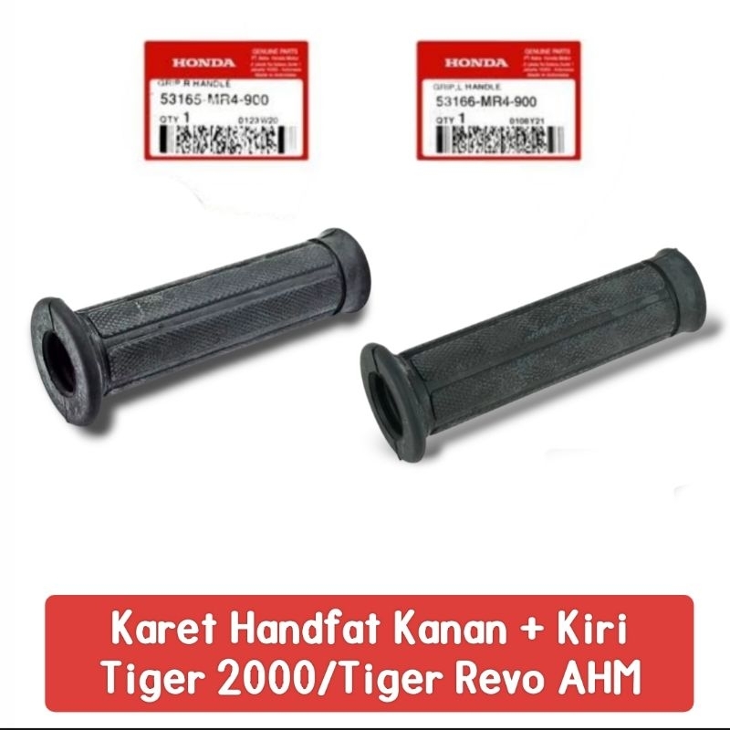 AHM Grip Handle Karet Handfat Stang Stir Kanan + Kiri Tiger 2000,Tiger Revo