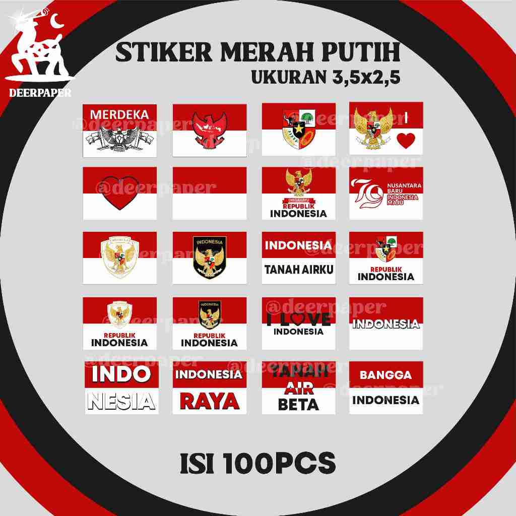 

Stiker Pipi Merah Putih 100 Pcs Langsung Tempel