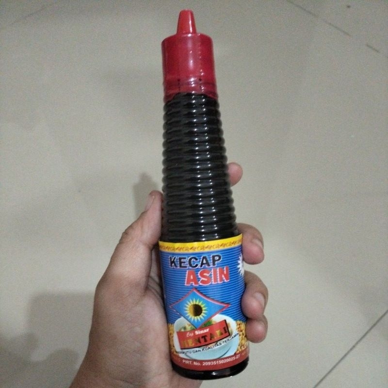 

kecap asin cap sinar mentari,produk umkm,di jamin hallah,isi 150ml