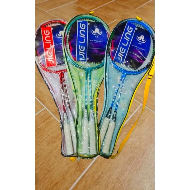 Raket pasangan  pendek anak- anak isi 2 Jelling/Raket badminton