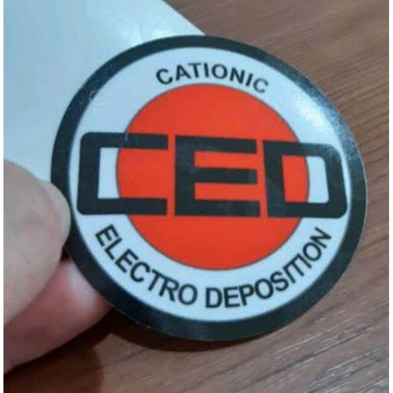 stiker CED original kaca canter sticker CED canter stiker kaca depan cantet asli