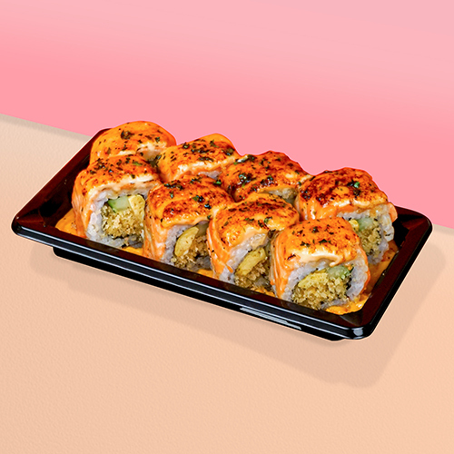 

Sushi Salmon Cheese Roll, No Spicy (8 pcs) - Sushi Mate - Halal