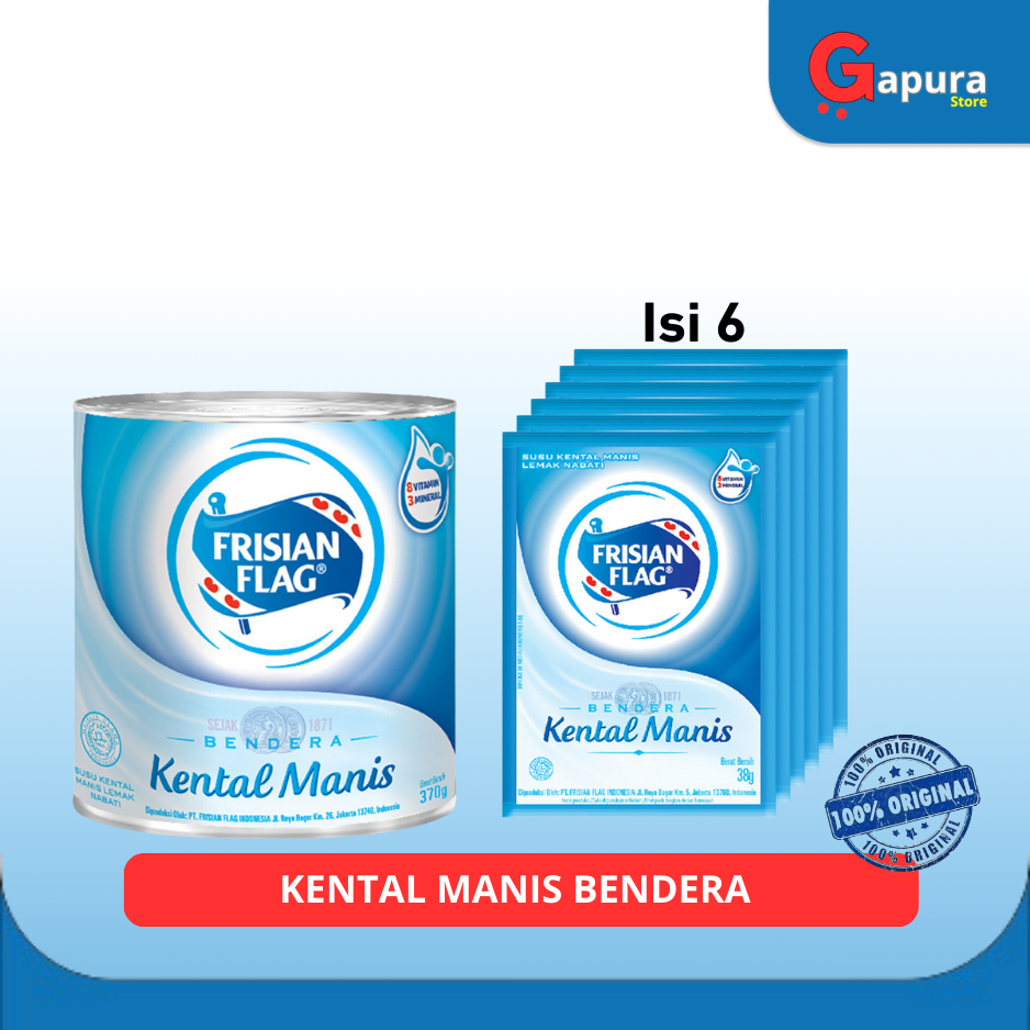 

Kental Manis Bendera / Frisian Flag / kaleng dan sachet