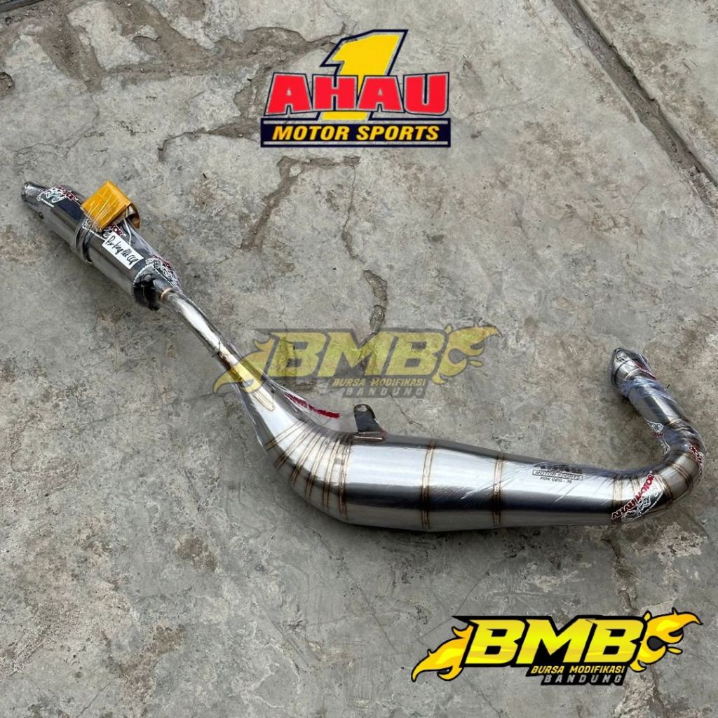 Knalpot Ahau 1 Rx King Stainless Steel PDK Perut Cacing / Kenalpot Ahau1