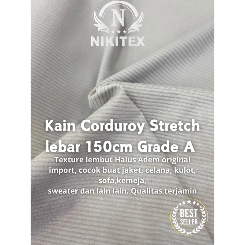 Kain Suede Baby Corduroy stretch Bahan Jaket celana Jas lebar 150 cm bahan tebel blouse celana jaket