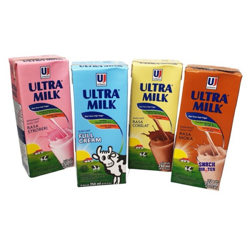 

Ultramilk UHT 250ml All Varian (1karton - 24pcs)