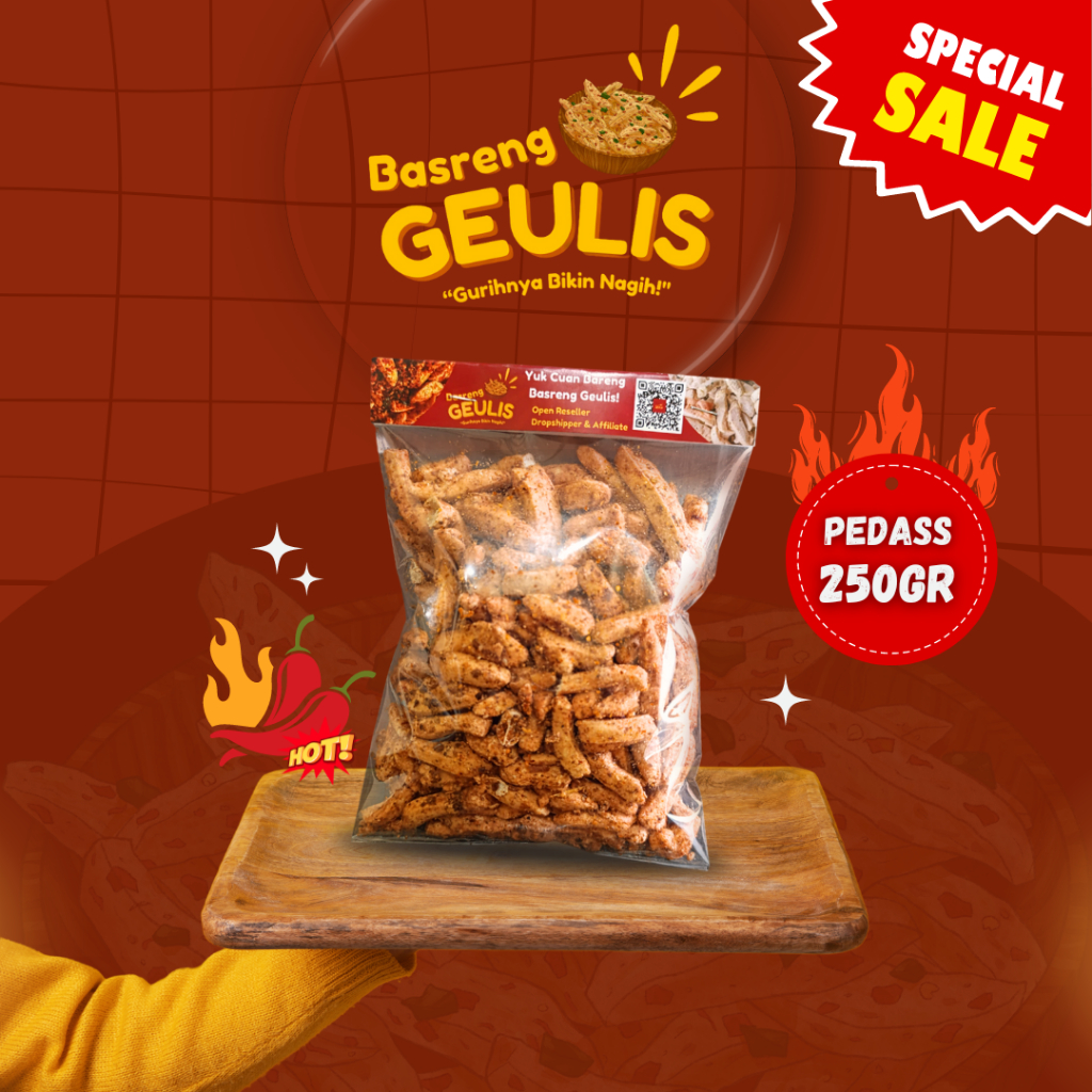 

BARU + BASRENG GEULIS Asli Ciamis Kemasan 0.25 KG Pedass!