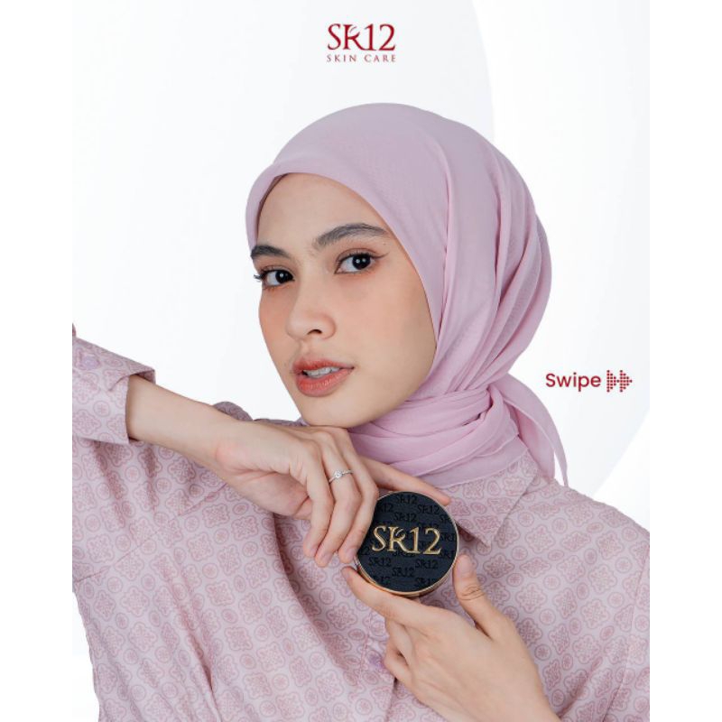 CUSHION SR12 BEDAK GLOWING/ ANTI LUNTUR SR12 Make Up Glowing Bedak Foundation Tahan Lama