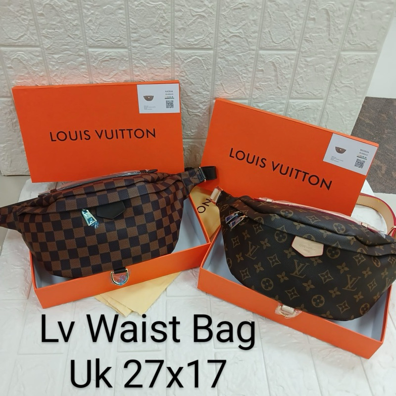 Tas Pria Wanita Cowok Cewek LV BUMBAG MONO LIKE ORI SEMI PREMIUM QUALITY