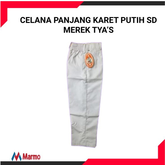 Seragam TYAS - Celana Putih Karet Panjang Sekolah SD