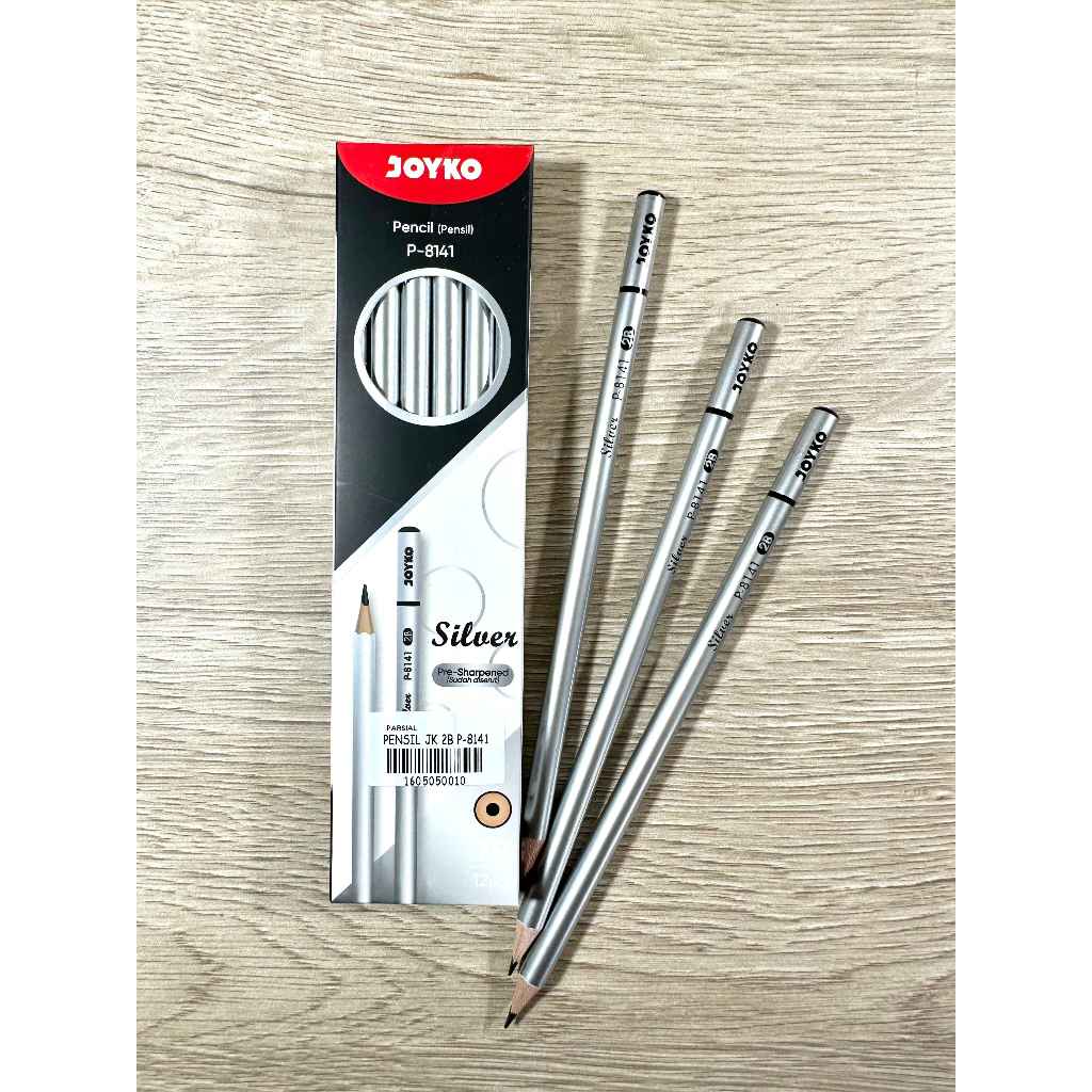 

(PAK)PENSIL JOYKO 2B P-8141 / JOYKO P-8141` / PENSIL 2B P-8141/ Pensil Ujian 2B Asli