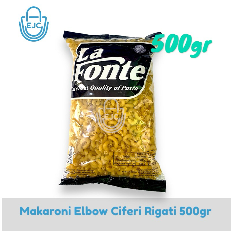 

La Fonte Makaroni Chifferi Fusili Penneziti Makroni Pipa Spiral Bambu 500gr