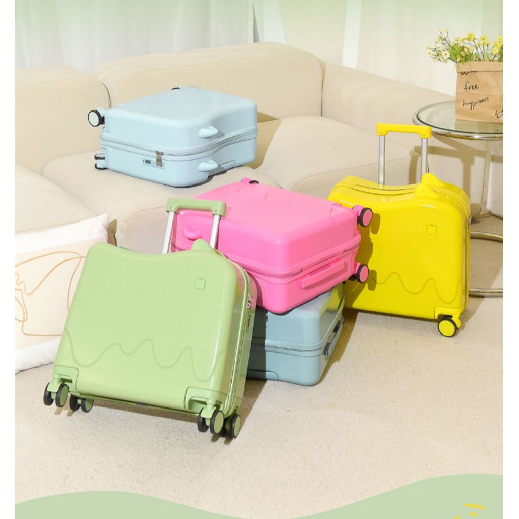 NAOMI NEW ARRIVAL KOPER 1803 Dolphine dolphin Koper Kabin size Koper Premium surabaya koper