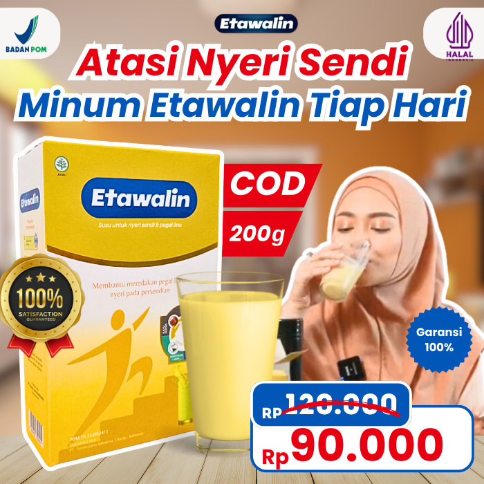 

SUSU ETAWALIN - SOLUSI ATASI NYERI SENDI & ASAM URAT JAGA KEPADATAN TULANG SENDI ORIGINAL ASLI 100%