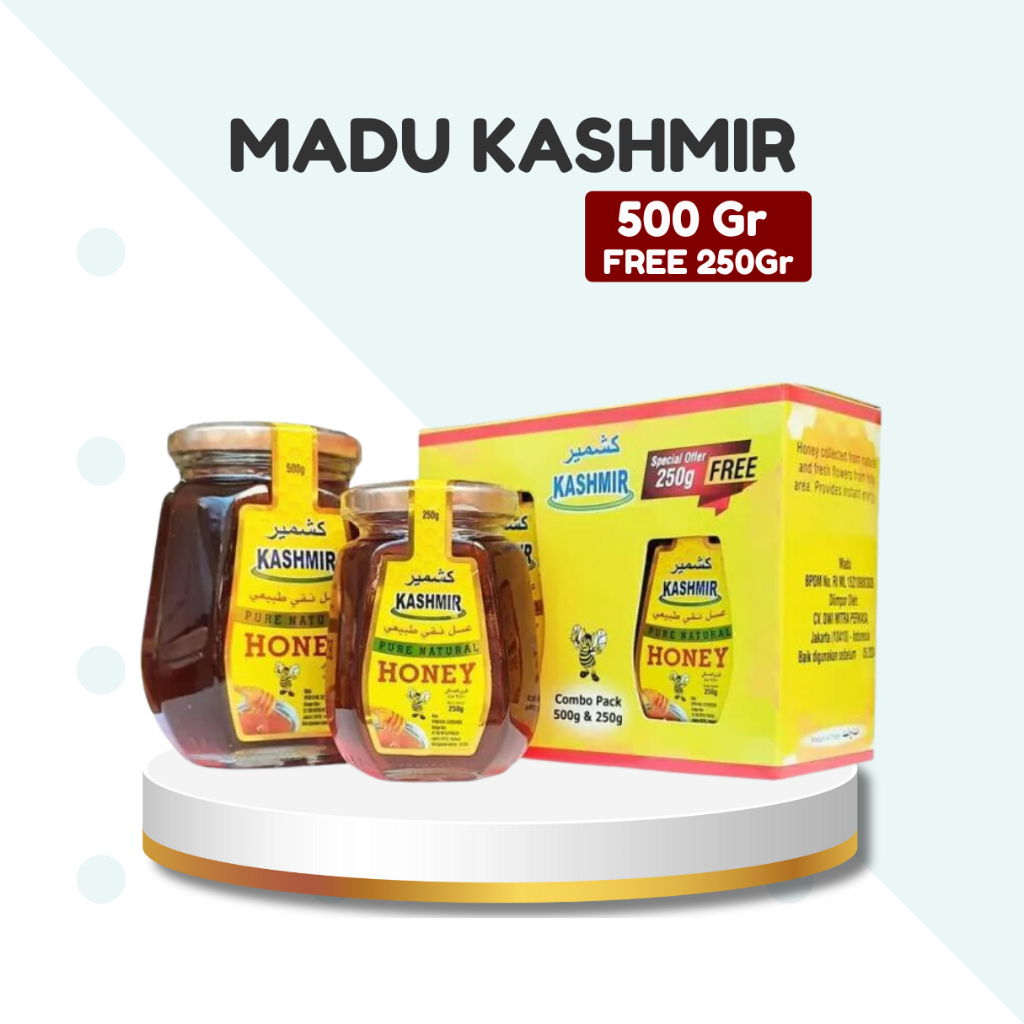 

Madu Kashmir Paket Combo Pack 500 gr & 250 gr