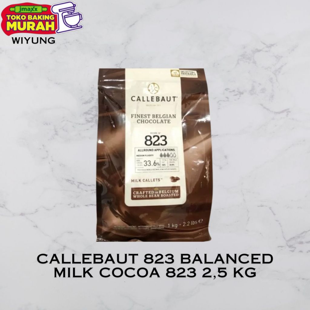 

CALLEBAUT 823 BALANCED MILK COCOA 823 2,5 KG